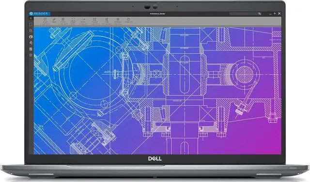 Main image of DELL PRECISION 3570 15.5" FHD INTEL 12TH GEN CORE I7-1255U - 16GB RAM, 256GB SSD - Backlit Keyboard, Webcam, Bluetooth - Uses DDR5 1 stick 16GB only - Windows 11 Pro
