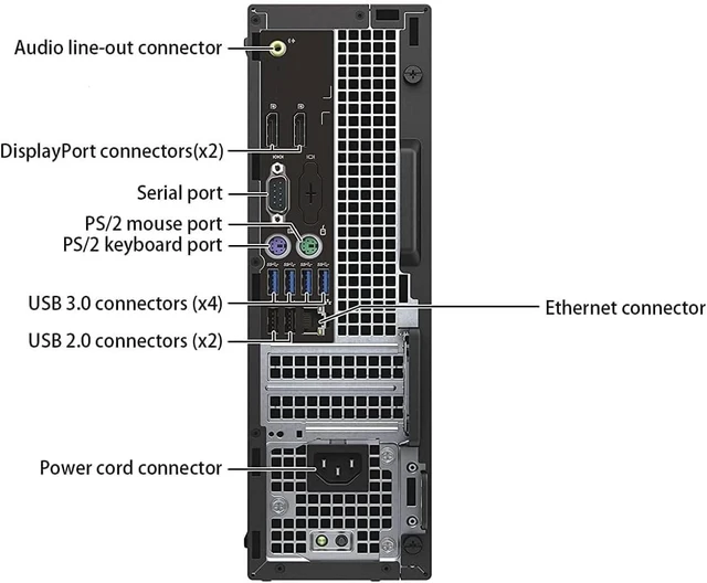 Alt view image 3 of 4 - Dell OptiPlex 7040 SFF Desktop | Intel Core i5-6500 | 16GB Memory | 256GB Storage | Windows 11 Pro