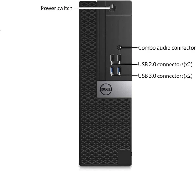 Alt view image 4 of 4 - Dell OptiPlex 7040 SFF Desktop | Intel Core i5-6500 | 16GB Memory | 256GB Storage | Windows 11 Pro