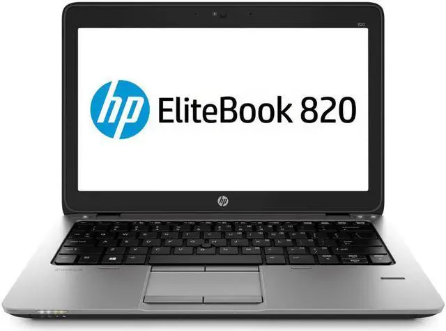 Main image of HP Elitebook 820 G2 N2W36UP#ABA 12.5 in Laptop - Intel Core i5 5300U 5th Gen 2.30 GHz 8GB 256GB SSD Windows 10 Pro 64-Bit