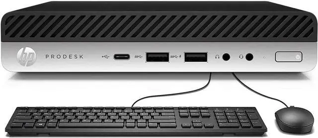 Main image of HP ELITEDESK 800 G3 DM 35W INTEL CORE I5-7500T 2.70 GHZ - 8GB RAM, 256GB SSD - Wifi, USB Keyboard, USB Mice, Windows 11 Pro