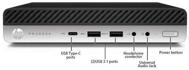 Alt view image 3 of 4 - HP ELITEDESK 800 G3 DM 35W INTEL CORE I5-7500T 2.70 GHZ - 8GB RAM, 256GB SSD - Wifi, USB Keyboard, USB Mice, Windows 11 Pro