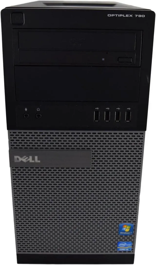 Alt view image 2 of 7 - Dell Optiplex 790 MT PC - Intel Core i5 2400 2nd Gen 3.1 GHz 8GB 500GB HDD DVD-RW Windows 10 Pro 64-Bit