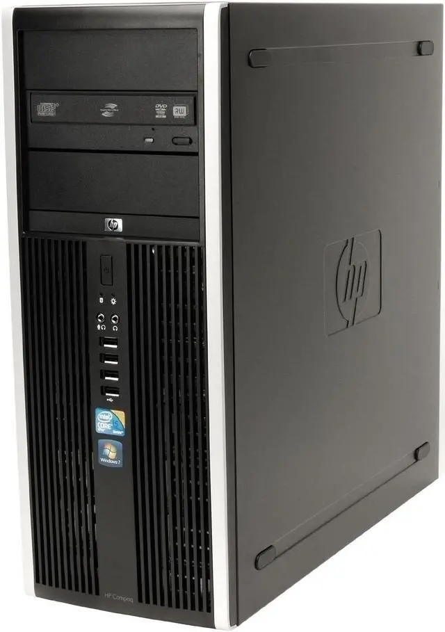 Alt view image 2 of 7 - HP Compaq 8100 Elite CMT Standard PC - Intel Core i7 860 1st Gen 2.8 GHz 8GB DIMM DDR3 SATA 3.5" 1TB DVD-ROM Windows 10 Home 64-Bit