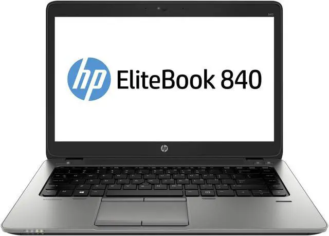 Alt view image 2 of 3 - HP Elitebook 840 G2 14.0" Laptop - Intel Core i5 5300U 5th Gen 2.3 GHz 16GB 256GB SSD Windows 10 Pro 64-Bit - Webcam
