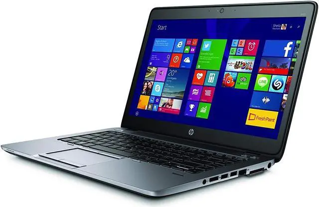 Main image of HP Elitebook 840 G2 14.0 in Laptop - Intel Core i5 5300U 5th Gen 2.3 GHz 8GB 256GB SSD Windows 10 Pro 64-Bit - Webcam, Grade B