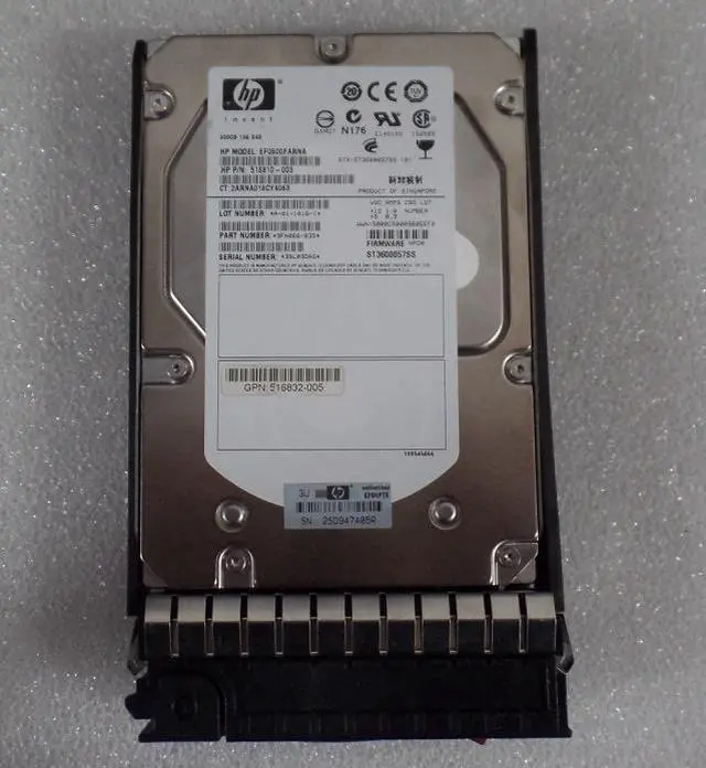 Alt view image 2 of 9 - HP 600 GB 3.5" Internal Hard Drive