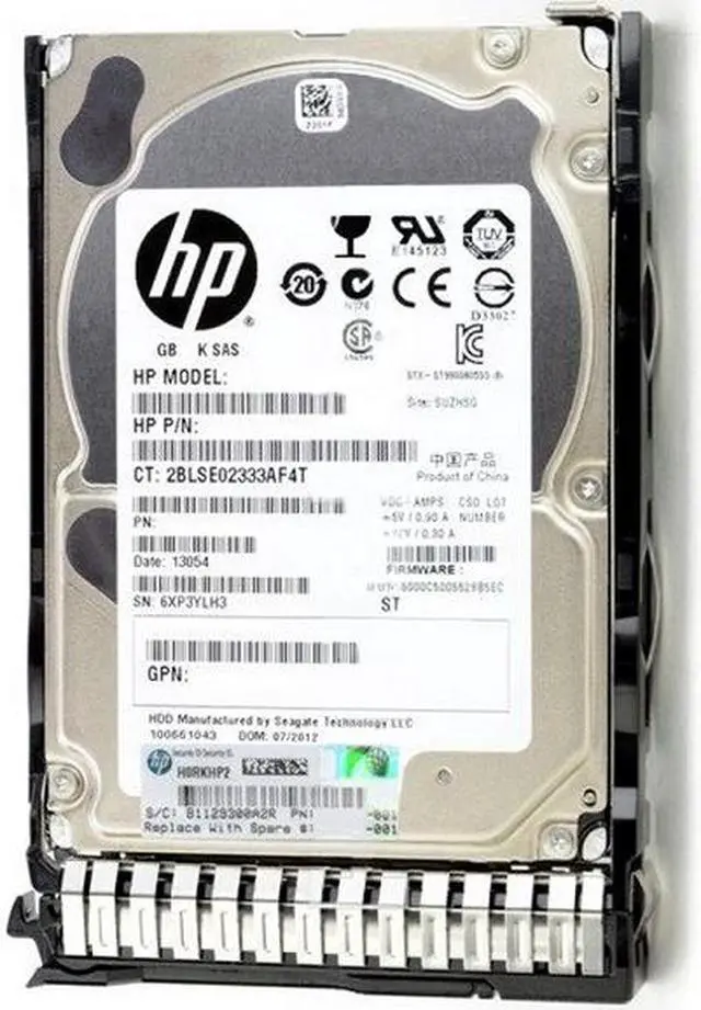 Alt view image 4 of 4 - HP 653952-001-R 600GB 15000 RPM SAS 6Gb/s 3.5" Internal Hard Drive