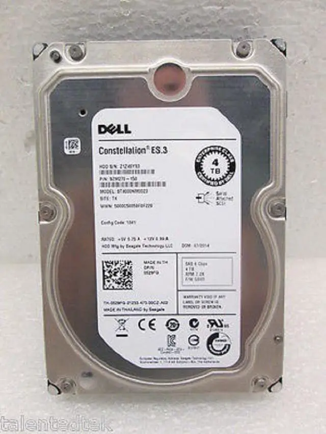 Alt view image 3 of 12 - Dell 4 TB 3.5" Internal Hard Drive
