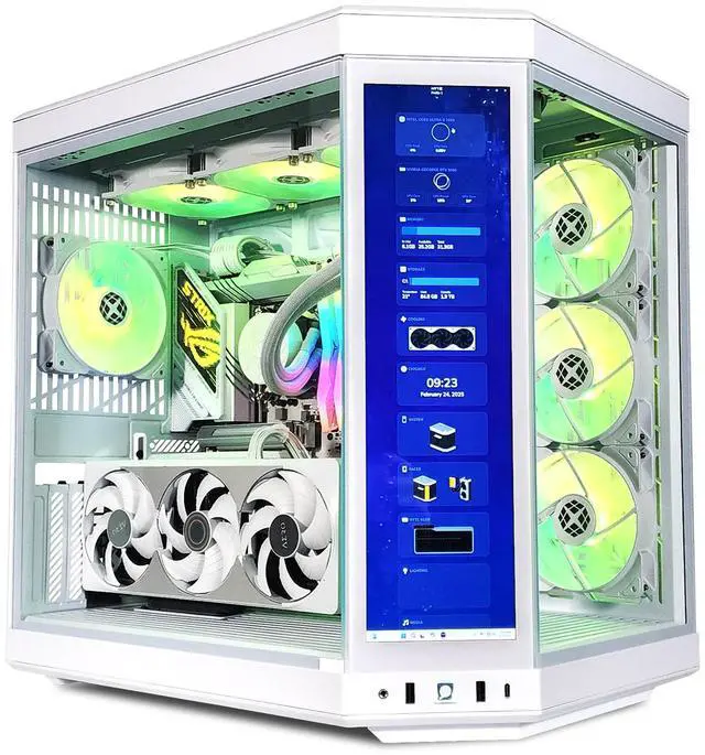 Main image of XPC Y70 Ultimate Ghost Gaming Desktop, Intel Core Ultra 9 285K 3.7GHz (5.7GHz Turbo Boost) RTX 5080 16GB, 2TB NVMe SSD, 32GB DDR5 RAM, 850W Gold PSU, Win 11