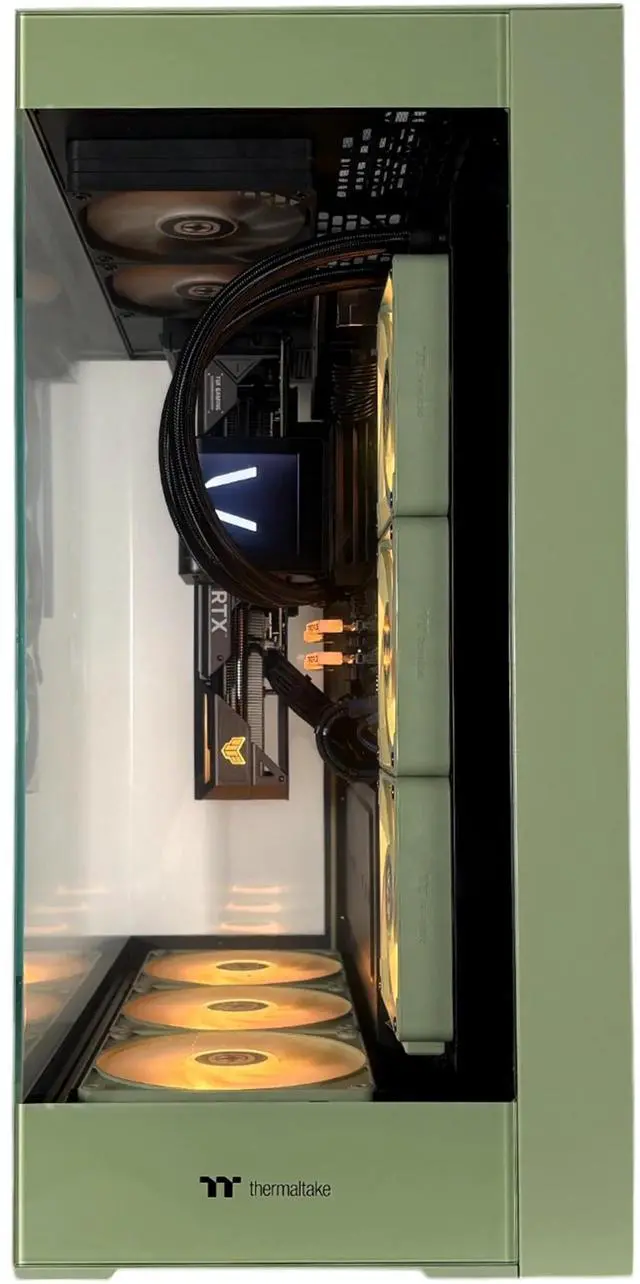 Alt view image 6 of 7 - XPC CTE E550 Biohazard Extreme Gaming Desktop, AMD Ryzen 7 9700X 3.8GHz (5.5GHz Turbo Boost), RTX 5070 12GB, 2TB NVMe SSD, 32GB DDR5 RAM, 750W Gold PSU, Win 11
