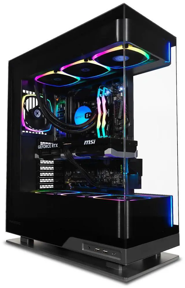 Main image of XPC Evolv X2 Extreme Gaming Desktop, AMD Ryzen 7 9700X 3.8GHz (5.5GHz Turbo Boost), RTX 5070 Ti 16GB, 2TB NVMe SSD, 32GB DDR5 RAM, 850W Gold PSU, Win 11