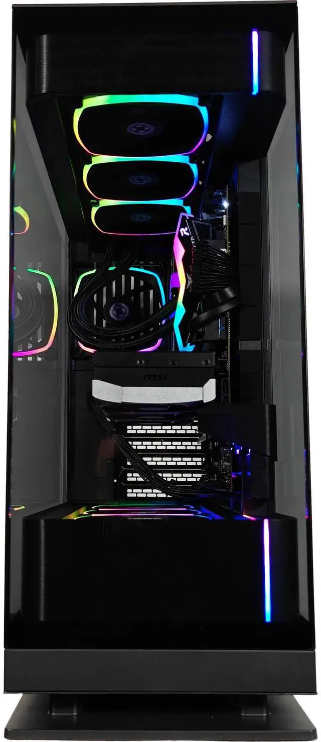 Alt view image 4 of 6 - XPC Evolv X2 Extreme Gaming Desktop, AMD Ryzen 7 9700X 3.8GHz (5.5GHz Turbo Boost), RTX 5070 Ti 16GB, 2TB NVMe SSD, 32GB DDR5 RAM, 850W Gold PSU, Win 11