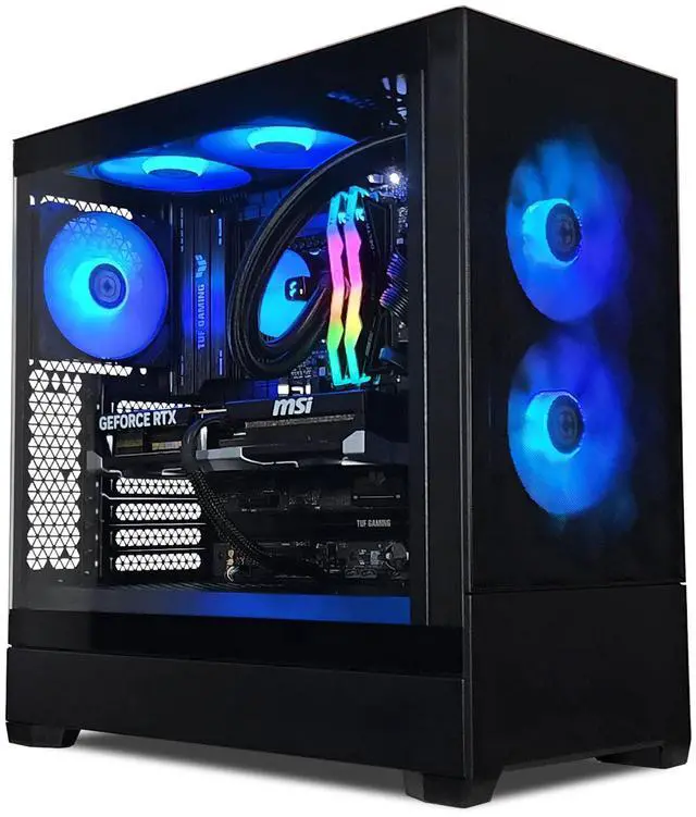 Main image of XPC Pop Air Advanced Gaming Desktop, AMD Ryzen 5 9600X 3.9GHz (5.4GHz Turbo Boost), RTX 5060 Ti 8GB, 1TB NVMe SSD, 32GB DDR5 RAM, 750W Gold PSU, Win 11
