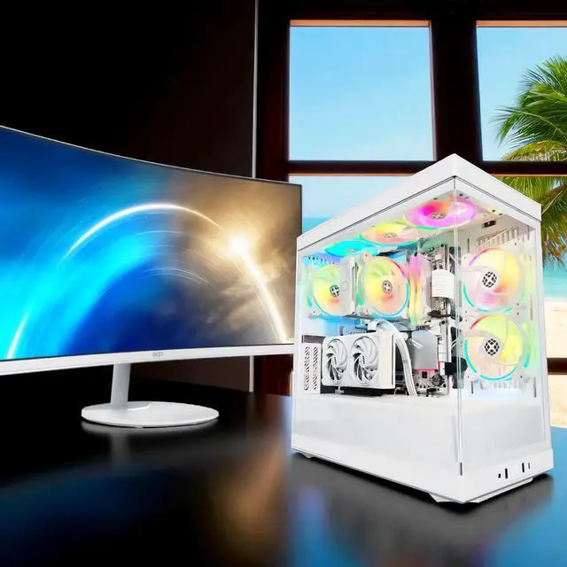 Alt view image 2 of 7 - Y40 Snow White Ghost AMD Ready to Ship