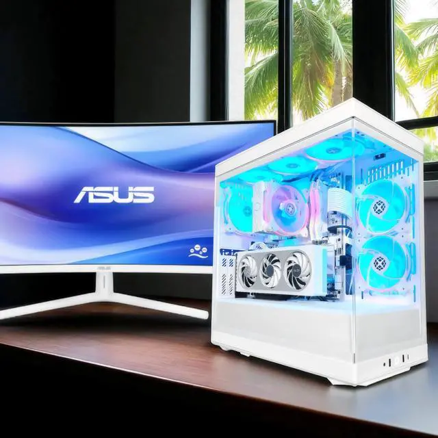 Alt view image 2 of 6 - Y40 Snow White Ghost Intel Ready to Ship