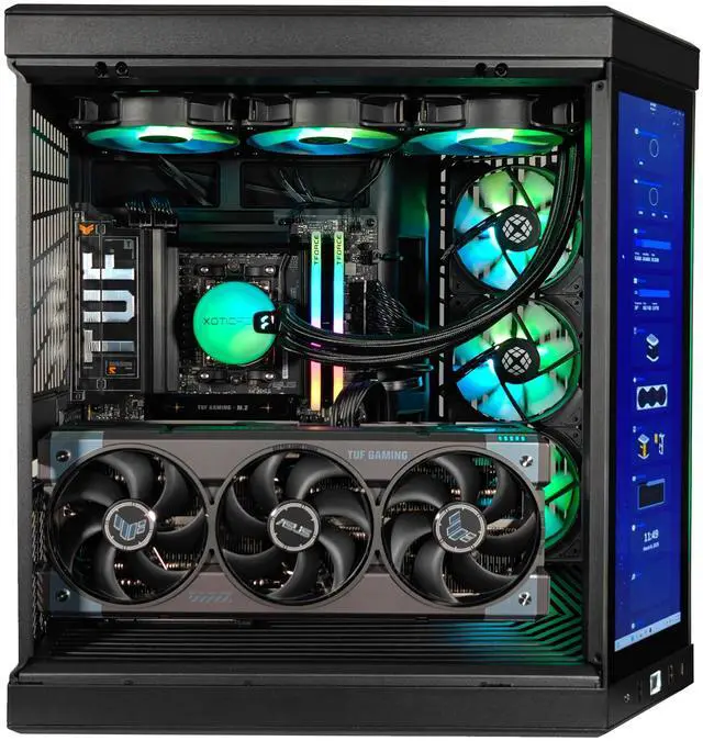 Alt view image 3 of 7 - XPC Y70 Ultimate Gaming Desktop, AMD Ryzen 7 9800X3D 4.7GHz (5.2GHz Turbo Boost), RTX 5080 16GB, 2TB NVMe SSD, 32GB DDR5 RAM, 850W Gold PSU, Win 11