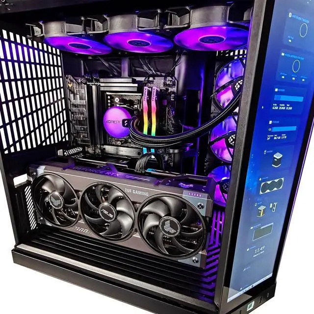 Alt view image 7 of 7 - XPC Y70 Ultimate Gaming Desktop, AMD Ryzen 7 9800X3D 4.7GHz (5.2GHz Turbo Boost), RTX 5080 16GB, 2TB NVMe SSD, 32GB DDR5 RAM, 850W Gold PSU, Win 11