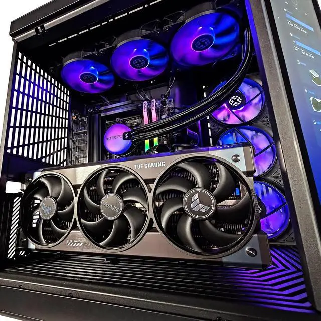 Alt view image 6 of 7 - XPC Y70 Ultimate Gaming Desktop, AMD Ryzen 7 9800X3D 4.7GHz (5.2GHz Turbo Boost), RTX 5080 16GB, 2TB NVMe SSD, 32GB DDR5 RAM, 850W Gold PSU, Win 11