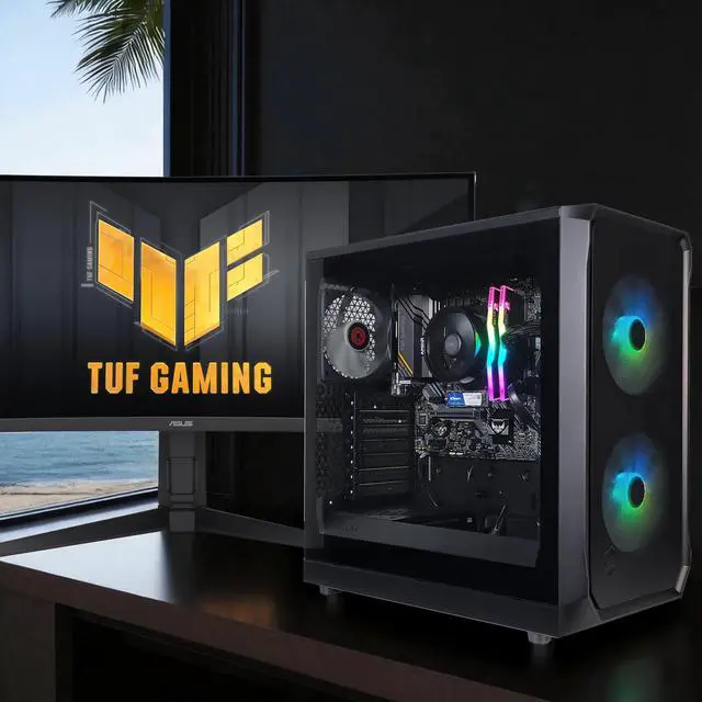 Alt view image 2 of 5 - XPC Focus Optimal Gaming Desktop, AMD Ryzen 5 5600GT 3.6GHz (4.6GHz Turbo Boost), 500GB NVMe SSD, 16GB DDR4 RAM, 750W Gold PSU, Win 11