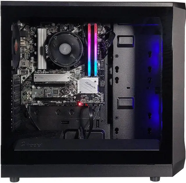Alt view image 3 of 5 - XPC Focus Optimal Gaming Desktop, AMD Ryzen 5 5600GT 3.6GHz (4.6GHz Turbo Boost), 500GB NVMe SSD, 16GB DDR4 RAM, 750W Gold PSU, Win 11