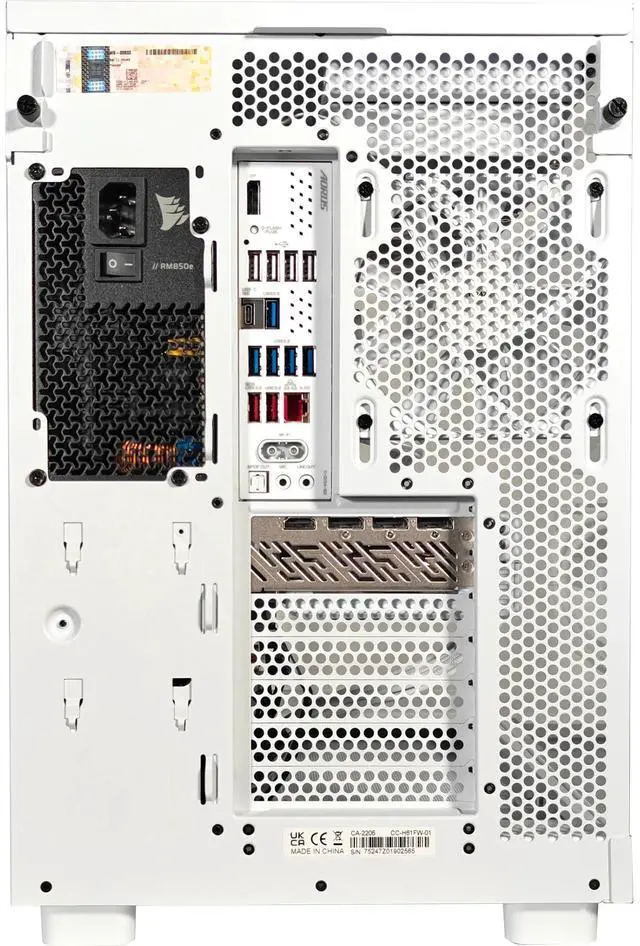 Alt view image 5 of 7 - XPC H6 Ghost Prime Gaming Desktop, AMD Ryzen 7 9800X3D 4.7GHz (5.2GHz Turbo Boost), Radeon RX 9070 XT 16GB, 2TB NVMe SSD, 32GB DDR5 RAM, 850W Gold PSU, Win 11