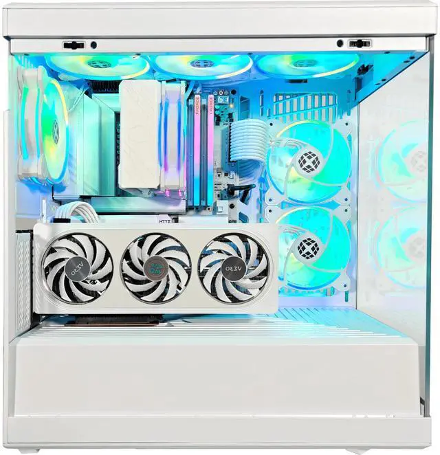 Alt view image 3 of 7 - Y40 Snow White Ghost Intel Ready to Ship