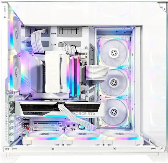 Alt view image 3 of 7 - XPC Vision Ghost Extreme Gaming Desktop, Intel Core Ultra 7 265K 3.9GHz (5.5GHz Turbo Boost), RTX 5070 12GB, 2TB NVMe SSD, 32GB DDR5 RAM, 750W Gold PSU, Win 11