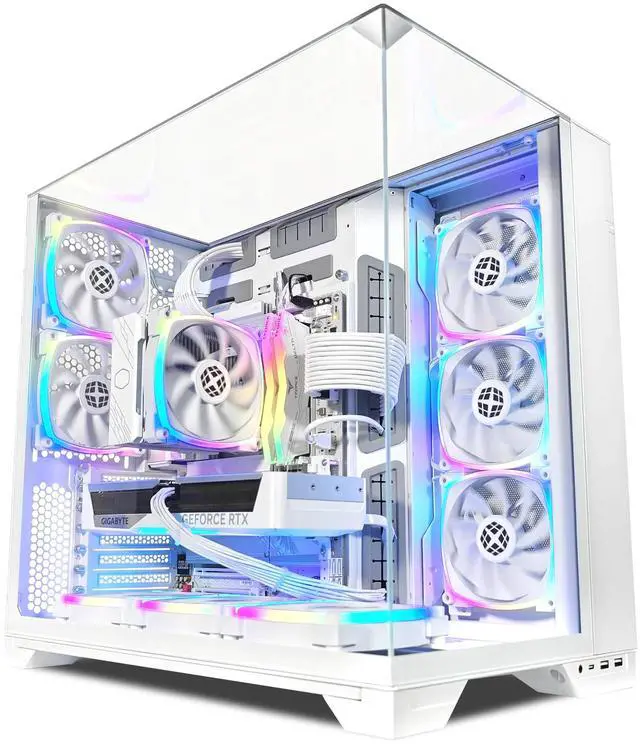 Main image of XPC Vision Ghost Extreme Gaming Desktop, Intel Core Ultra 7 265K 3.9GHz (5.5GHz Turbo Boost), RTX 5070 12GB, 2TB NVMe SSD, 32GB DDR5 RAM, 750W Gold PSU, Win 11