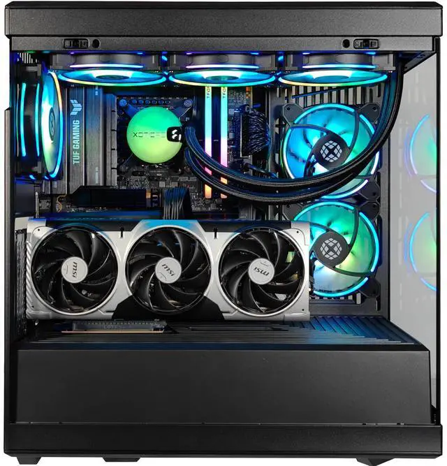 Alt view image 3 of 7 - XPC Y40 Extreme Gaming Desktop, Intel Core Ultra 7 265K 3.9GHz (5.5GHz Turbo Boost), RTX 5070 Ti 16GB, 2TB NVMe SSD, 32GB DDR5 RAM, 850W Gold PSU, Win 11