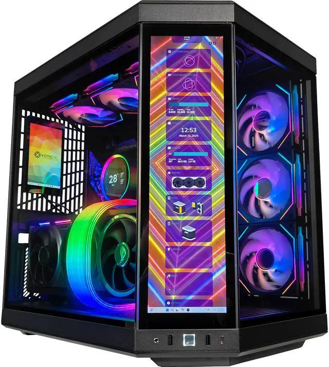 Alt view image 7 of 7 - XPC Y70 Ultimate X Gaming Desktop, Intel Core Ultra 7 265K 3.9GHz (5.5GHz Turbo Boost), RTX 5080 16GB, 2TB NVMe SSD, 32GB DDR5 RAM, 850W Gold PSU, Win 11