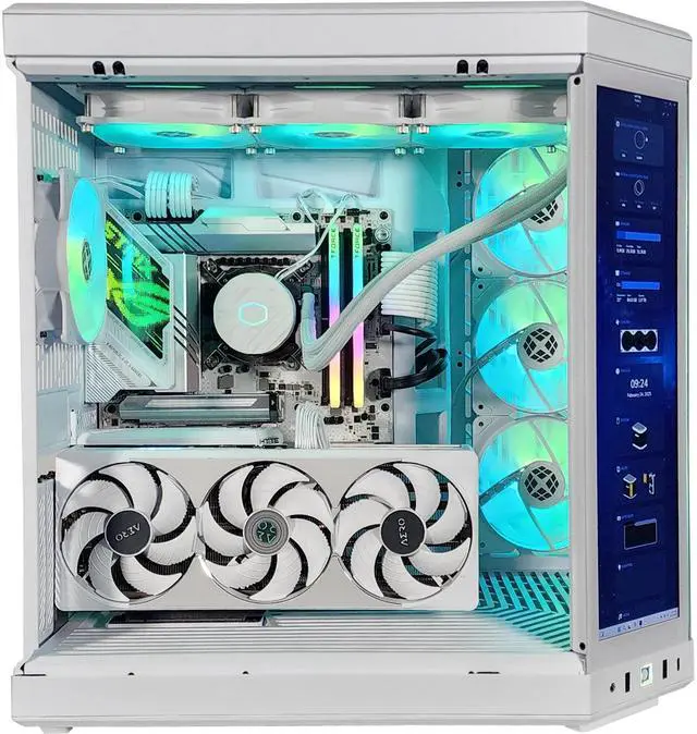Alt view image 3 of 7 - XPC Y70 Ultimate Ghost Gaming Desktop, Intel Core Ultra 9 285K 3.7GHz (5.7GHz Turbo Boost) RTX 5080 16GB, 2TB NVMe SSD, 32GB DDR5 RAM, 850W Gold PSU, Win 11