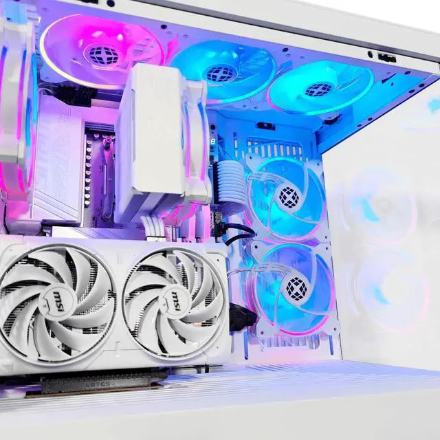 Alt view image 7 of 7 - Y40 Snow White Ghost AMD Ready to Ship