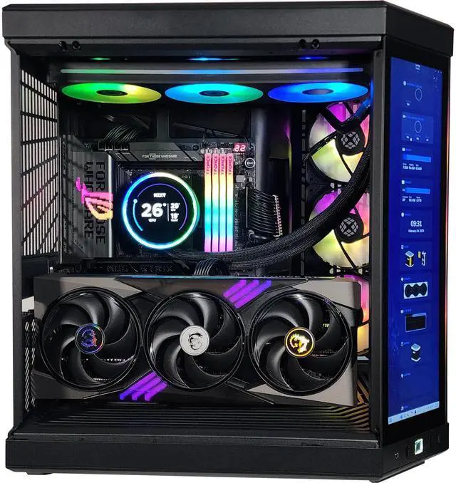 Alt view image 3 of 7 - XPC Y70 Epic Gaming Desktop, AMD Ryzen 7 9800X3D 4.7GHz (5.2GHz Turbo Boost), RTX 5090 32GB, 2TB NVMe SSD, 64GB DDR5 RAM, 1000W Corsair, Win 11