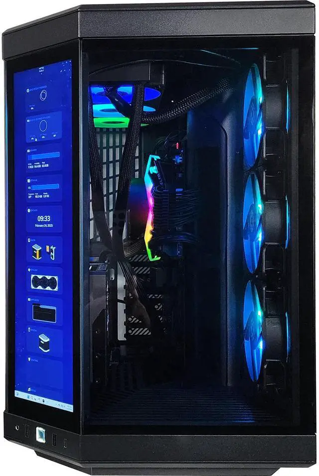 Alt view image 4 of 7 - XPC Y70 Epic Gaming Desktop, AMD Ryzen 7 9800X3D 4.7GHz (5.2GHz Turbo Boost), RTX 5090 32GB, 2TB NVMe SSD, 64GB DDR5 RAM, 1000W Corsair, Win 11