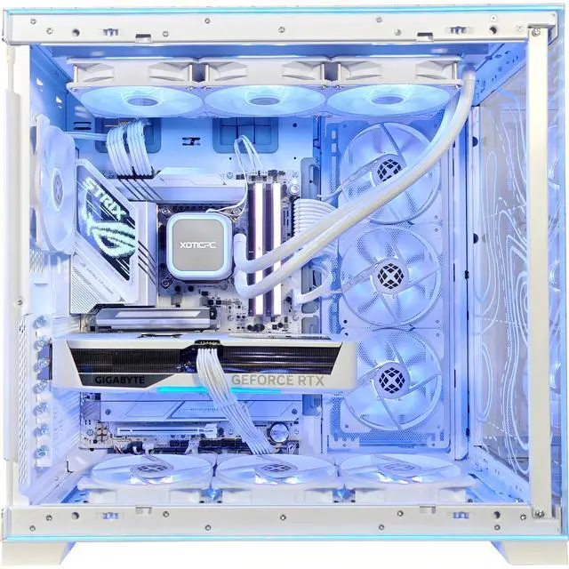 Alt view image 3 of 7 - EVO O11D Topography Light Gaming PC, Intel Core Ultra 7 270K PLUS, RTX 5070, 32GB DDR5, 2TB SSD