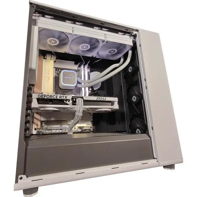 Alt view image 5 of 7 - North XL X3D Wood Ultimate Gaming PC, AMD Ryzen 7 9800X3D, NVIDIA GeForce RTX 5080, 32GB DDR5, 2TB NVMe SSD