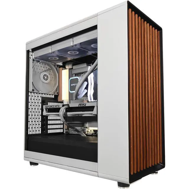 Alt view image 7 of 7 - North XL X3D Wood Ultimate Gaming PC, AMD Ryzen 7 9800X3D, NVIDIA GeForce RTX 5080, 32GB DDR5, 2TB NVMe SSD