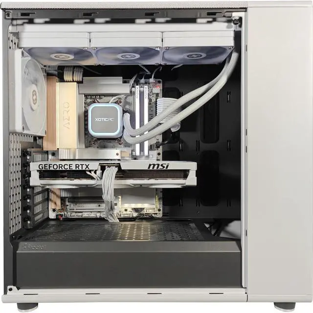 Alt view image 3 of 7 - North XL X3D Wood Ultimate Gaming PC, AMD Ryzen 7 9800X3D, NVIDIA GeForce RTX 5080, 32GB DDR5, 2TB NVMe SSD