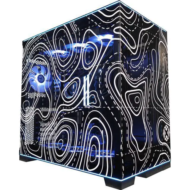 Alt view image 7 of 7 - EVO O11D Topography Dark Gaming PC, AMD Ryzen 7 9700X, RTX 5070, 32GB DDR5, 2TB SSD
