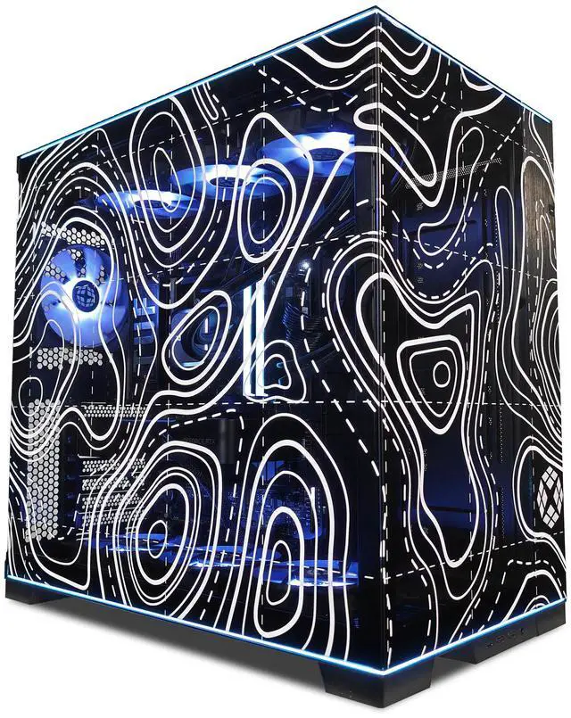 Main image of EVO O11D Topography Dark Gaming PC, AMD Ryzen 7 9700X, RTX 5070, 32GB DDR5, 2TB SSD