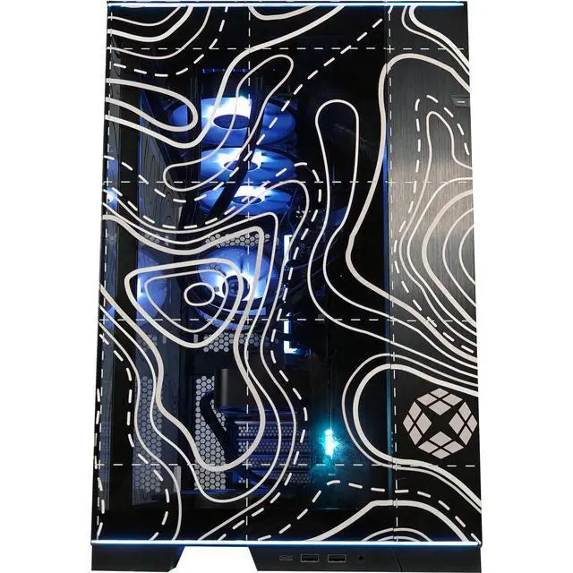 Alt view image 4 of 7 - EVO O11D Topography Dark Gaming PC, AMD Ryzen 7 9700X, RTX 5070, 32GB DDR5, 2TB SSD