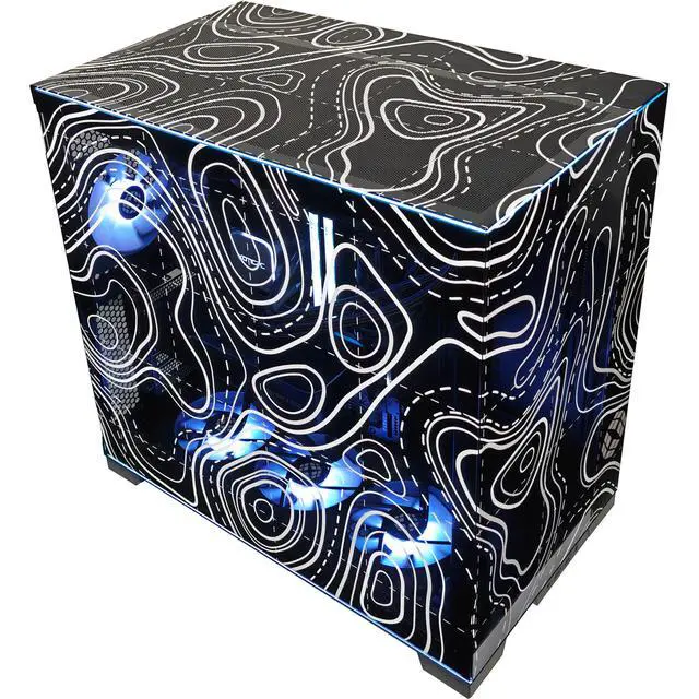 Alt view image 5 of 7 - EVO O11D Topography Dark Gaming PC, AMD Ryzen 7 9700X, RTX 5070, 32GB DDR5, 2TB SSD