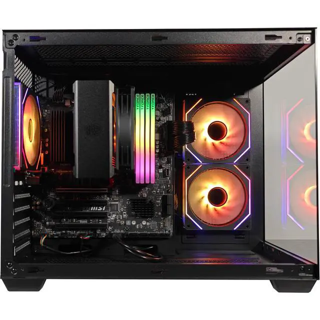 Alt view image 2 of 6 - XOTIC PC Prism Optimal Gaming PC, AMD Ryzen 7 5700G, AMD Radeon Graphics, 32GB RAM, 1TB SSD