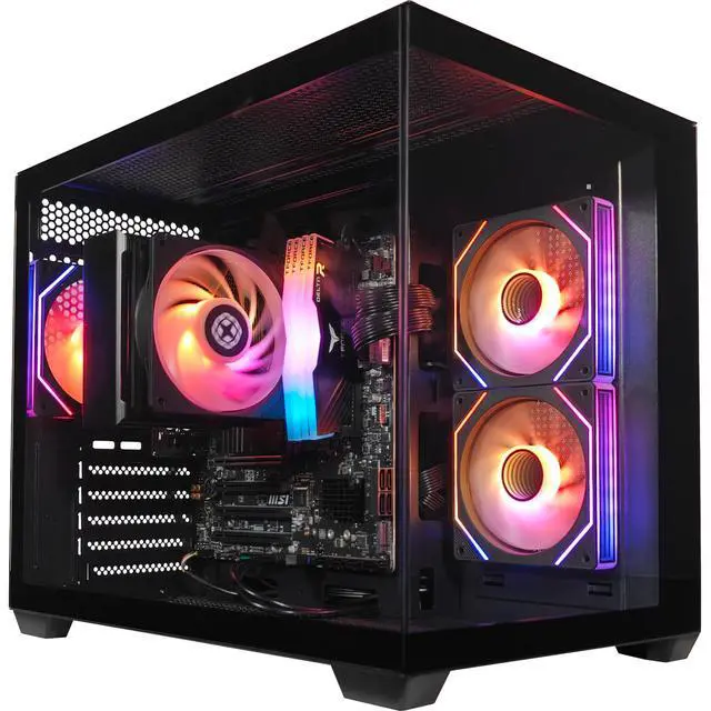 Alt view image 6 of 6 - XOTIC PC Prism Optimal Gaming PC, AMD Ryzen 7 5700G, AMD Radeon Graphics, 32GB RAM, 1TB SSD