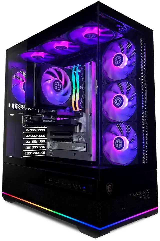 Main image of Project Zero Pano Dark Essential Gaming PC, Intel Core Ultra 5 225F, RTX 3050, 32GB DDR5, 2TB SSD