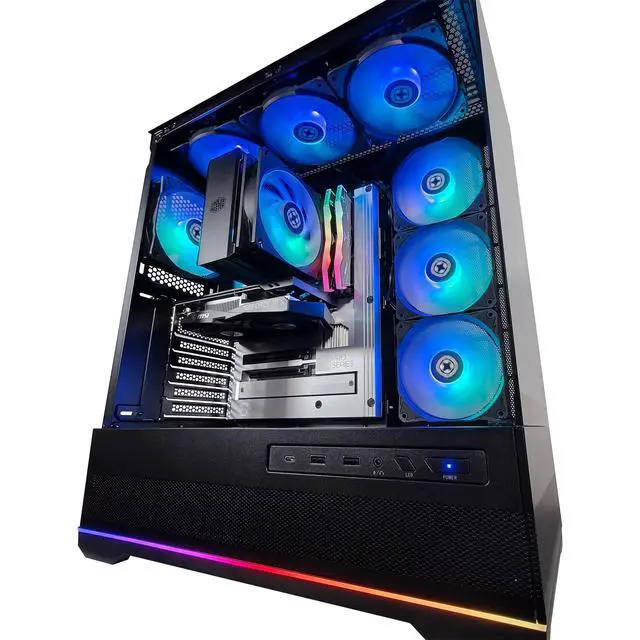 Alt view image 5 of 7 - Project Zero Pano Dark Essential Gaming PC, Intel Core Ultra 5 225F, RTX 3050, 32GB DDR5, 2TB SSD