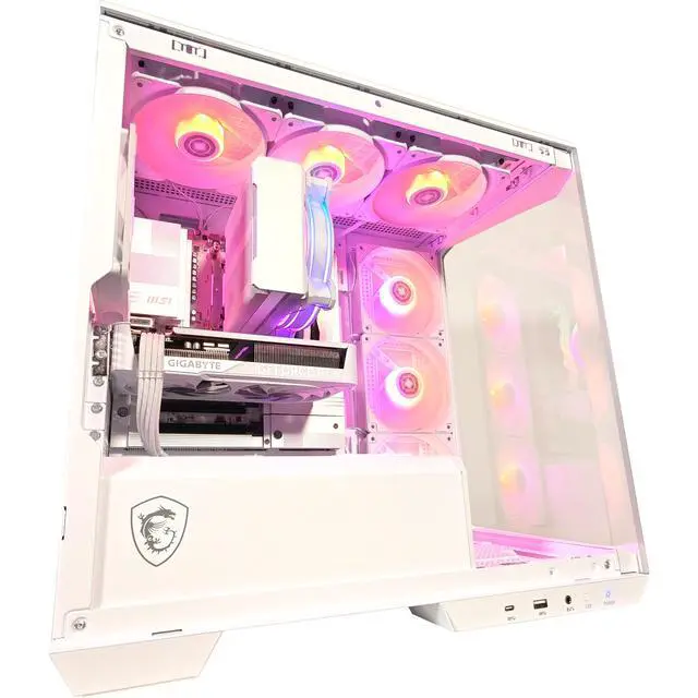 Alt view image 5 of 7 - Project Zero Pano Ghost Ready to Ship Gaming PC, RTX 5060, Ryzen 7 9700X, 16GB DDR5, 1TB SSD