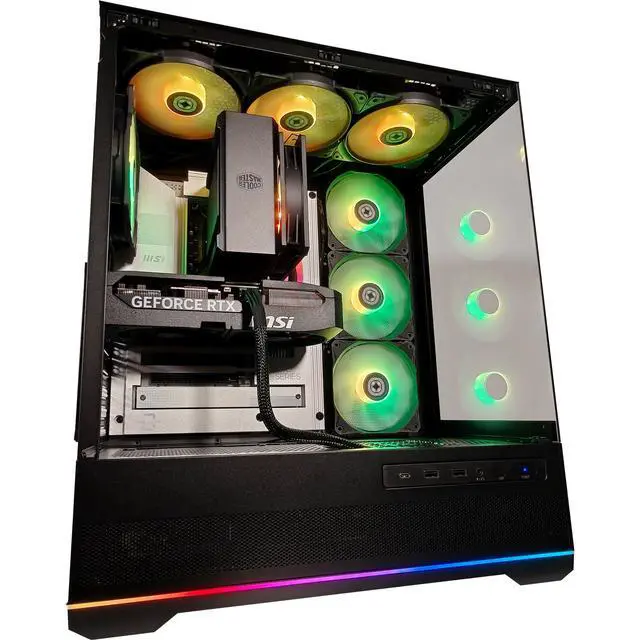 Alt view image 6 of 7 - Project Zero Pano Stealth Extreme Gaming PC, Intel Core i5-14600K, RTX 5070, 32GB DDR5, 1TB SSD