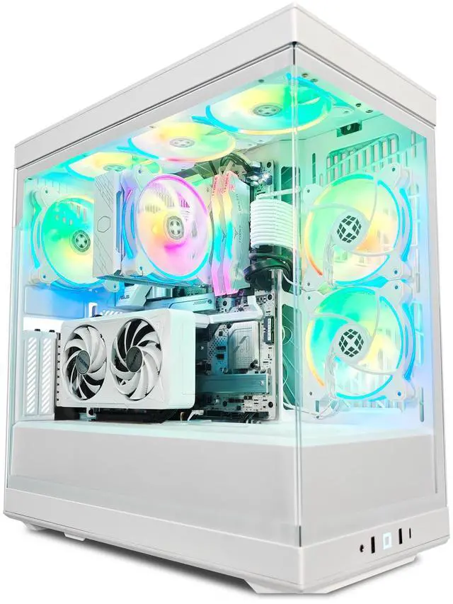 Main image of Y40 Snow White Ghost Gaming PC, Intel Core Ultra 5 250K PLUS, RTX 5060, 32GB DDR5, 2TB SSD